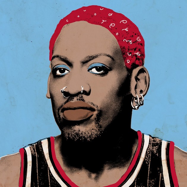 "Dennis Rodman" by Andrea Pisano - Icon Pop