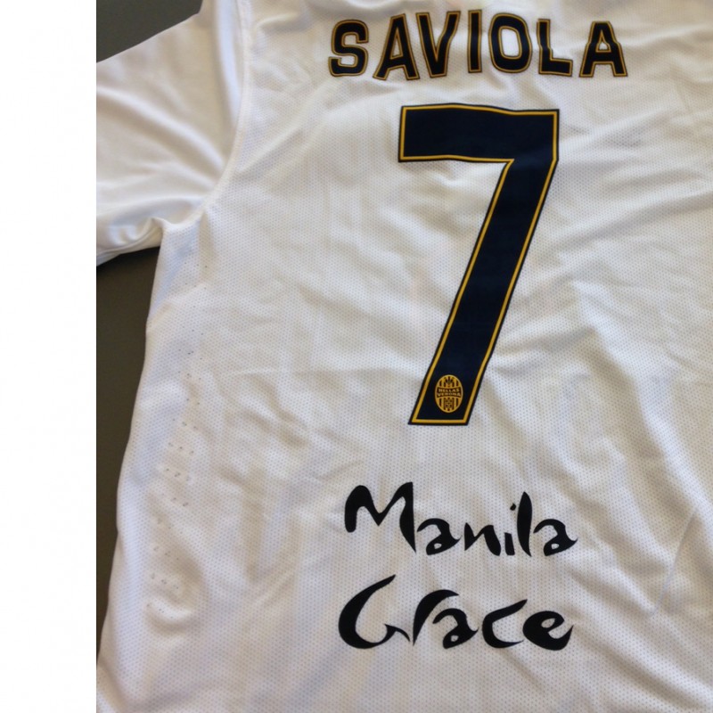 Saviola Hellas Verona match issued shirt, Serie A 2014/2015