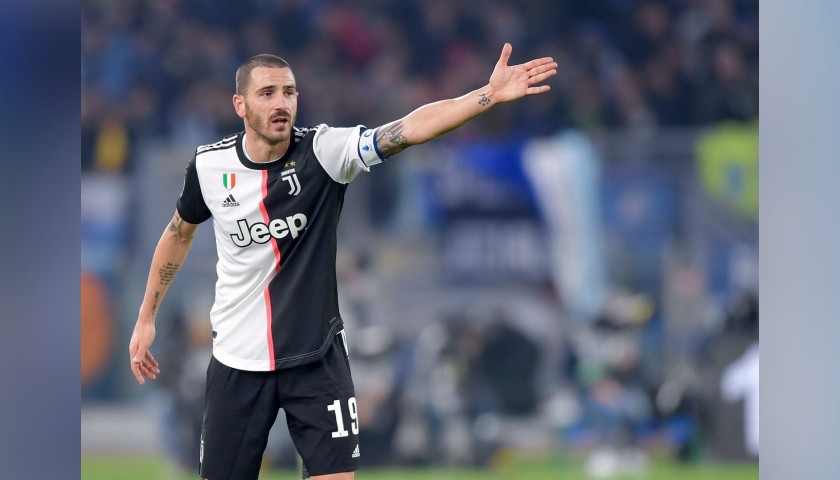 Bonucci's Worn and Unwashed Shirt, Lazio-Juventus 2019 