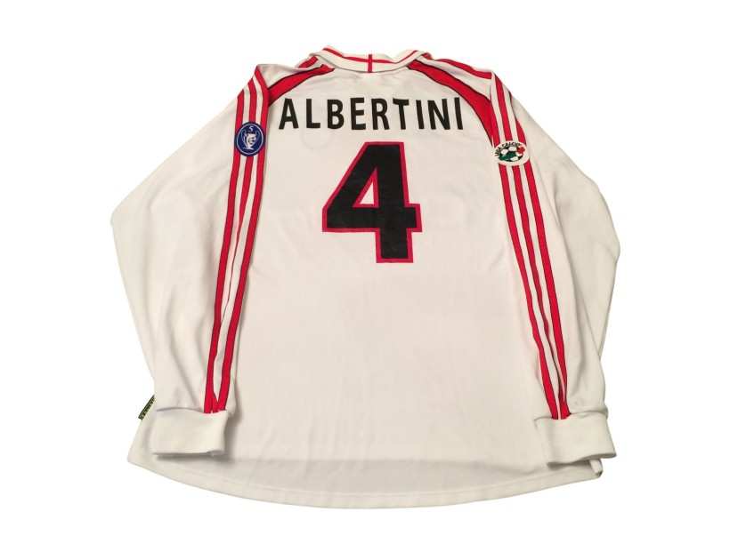 Maglia Albertini Milan, preparata 2001/02