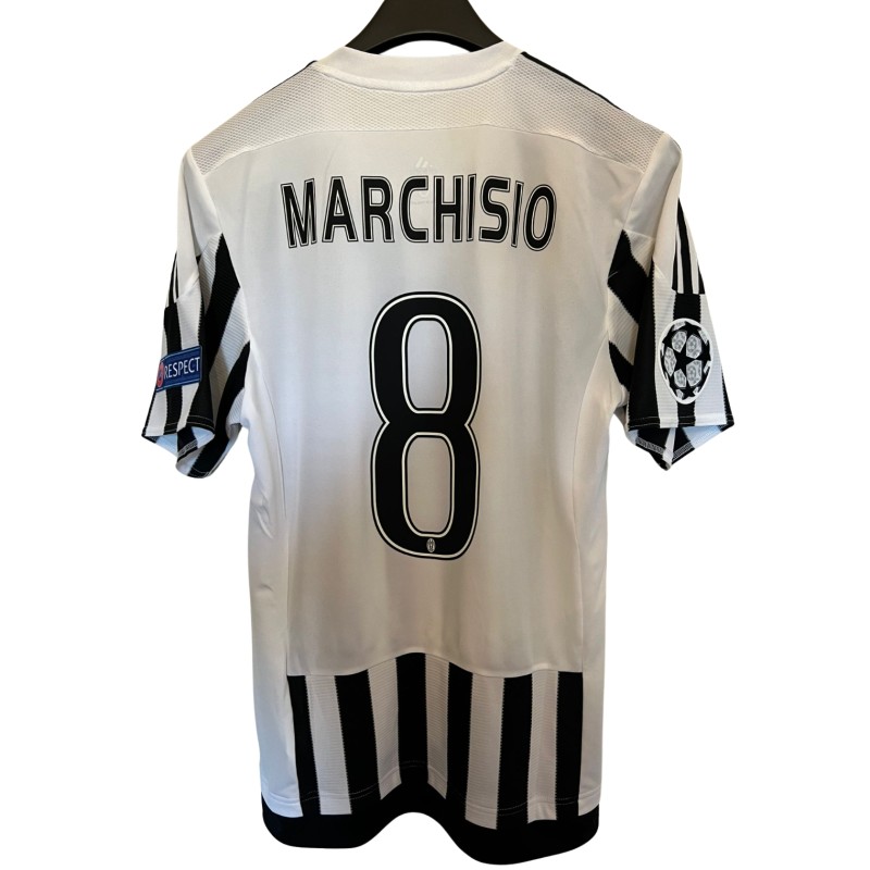 Marchisio's Juventus Match-Issued Shirt, Champions League 2015/16