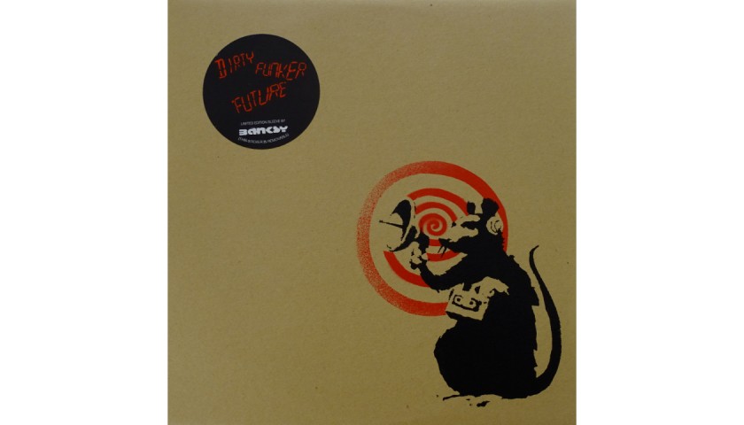 Banksy 'Radar Rat - Dirty Funker Vinyl (Brown)', 2008