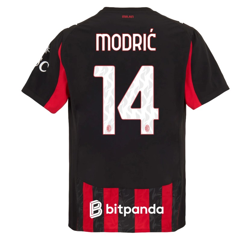 Maglia Milan 2025/26 di Modric - Autografata con dedica personalizzata