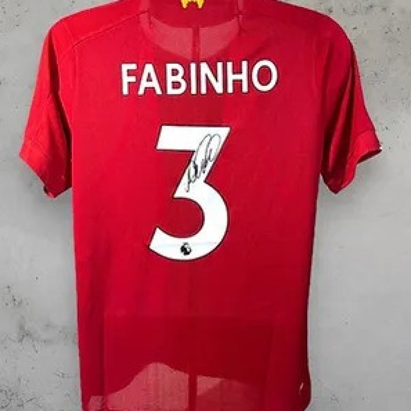 Maglia ufficiale del Liverpool 2019/20 firmata da Fabinho