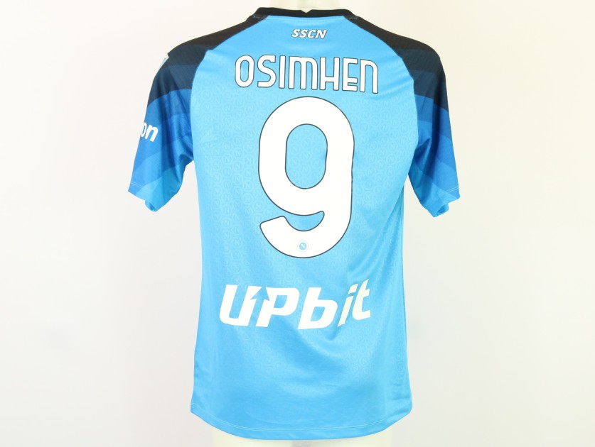 Osimhen's Napoli Match-Issued Shirt, 2022/23 - Napoli Campione Patch