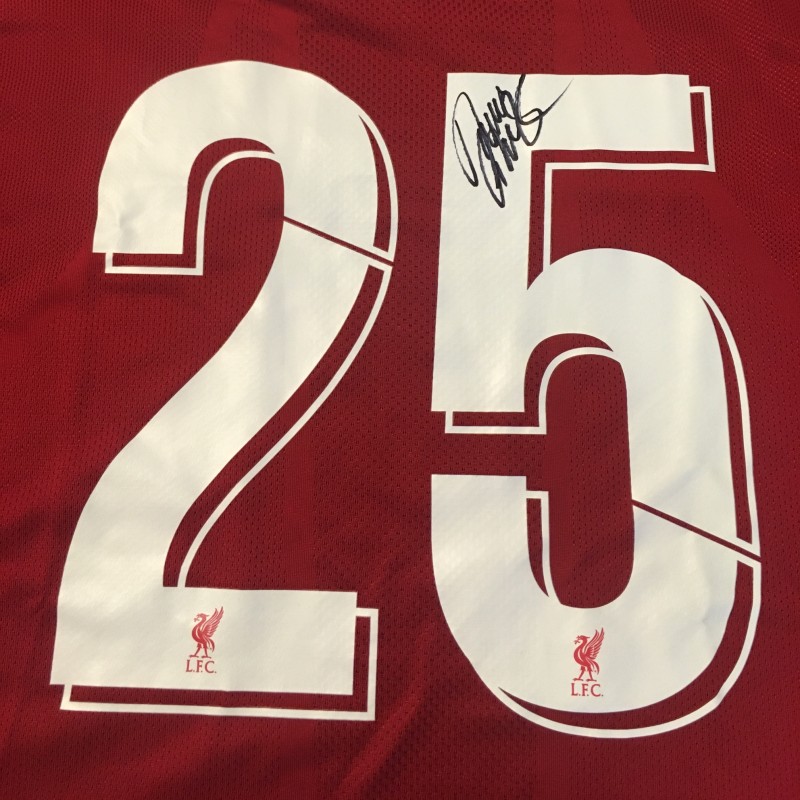 Thompson's Liverpool FC Legends Match Worn and Signed Shirt