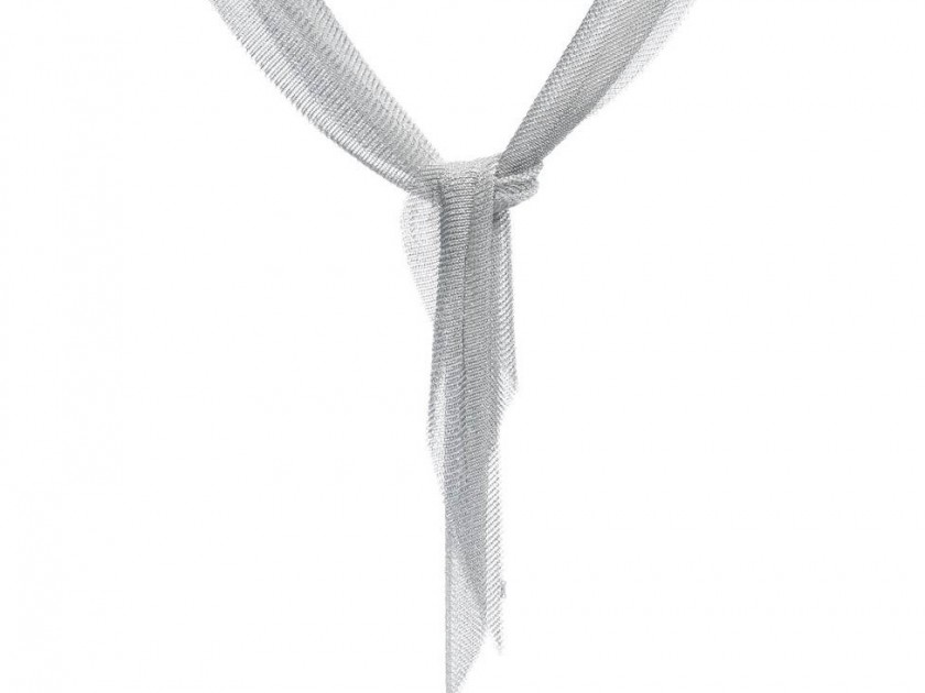 Tiffany & Co. Elsa Peretti Sterling Silver Tie Mesh Scarf