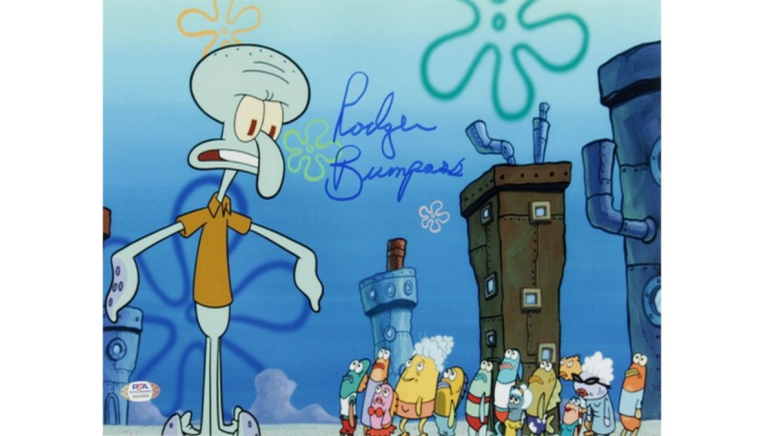 Rodger Bumpass Signed “SpongeBob SquarePants" Photograph