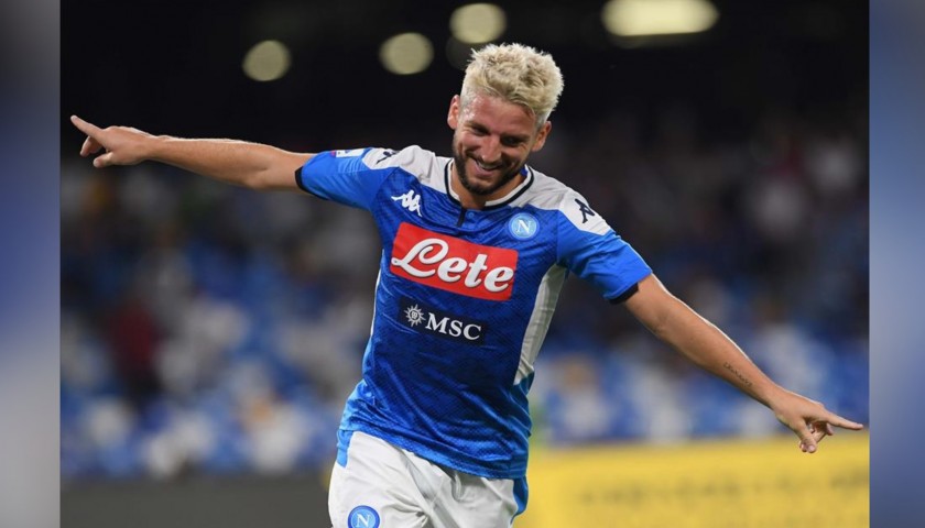 Mertens' Napoli Worn and Signed Shirt, 2019/20