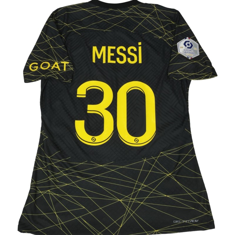 Messi's Paris Saint-Germain Match-Issued Shirt 2022/23