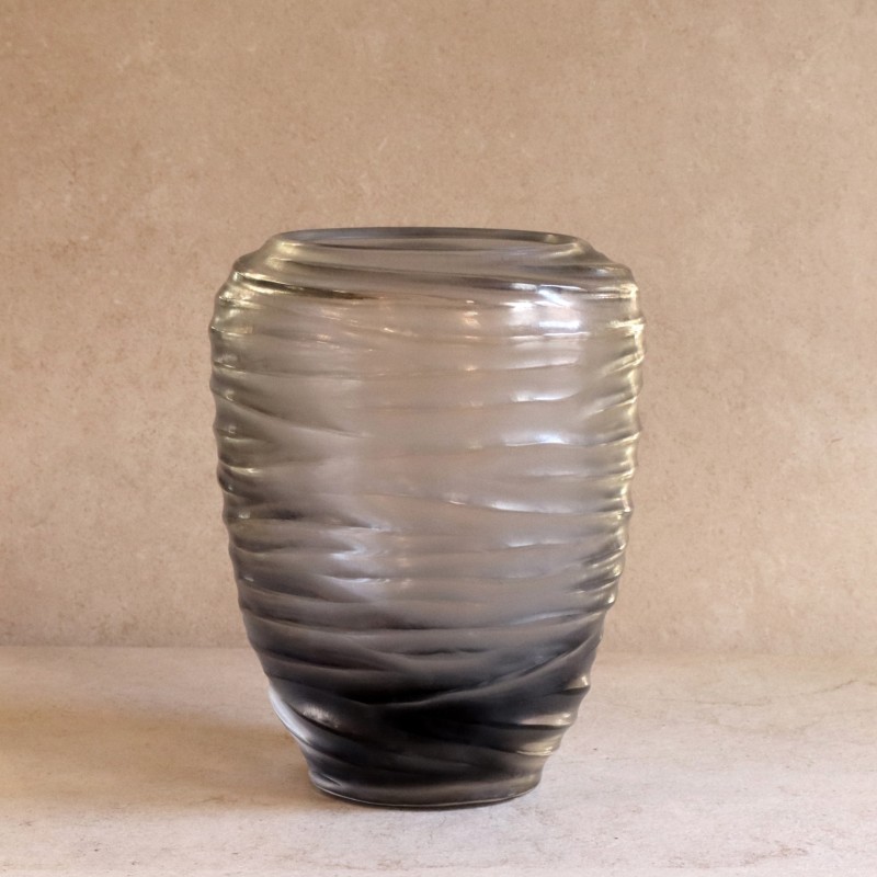 Micheluzzi Glass – Goccia Acciaio Onde