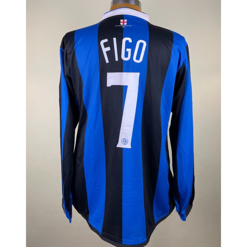 Luis Figo's Inter Milan 2006/2007 Match Shirt