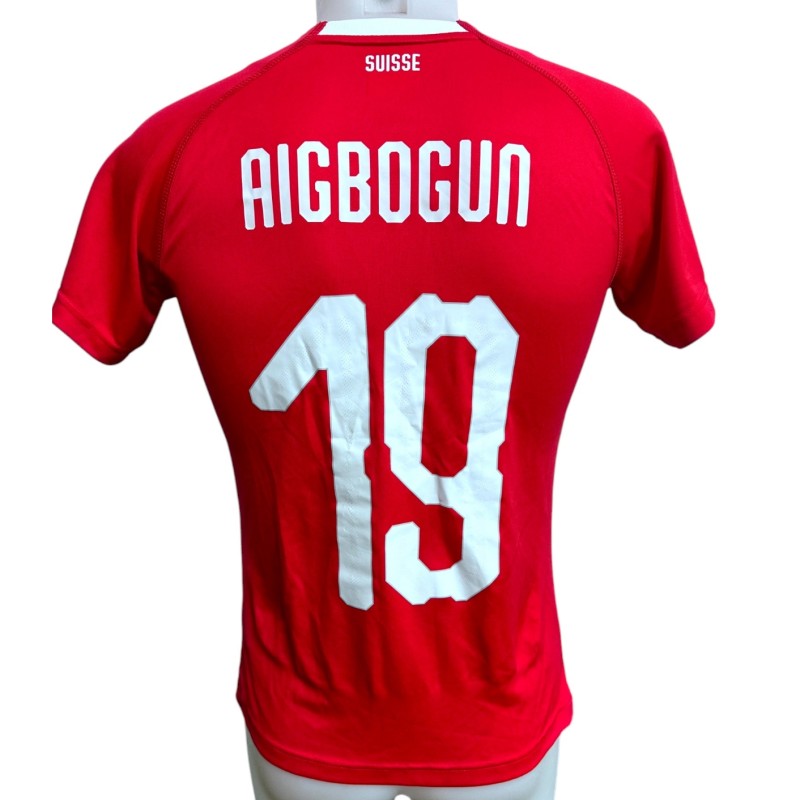 Aigbogun's Switzerland Women Match-Worn Shirt, 2018/19