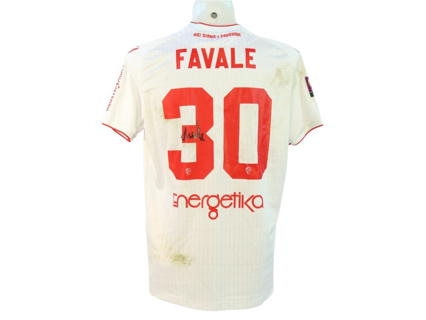 Favale's Signed Unwashed Shirt, Padova vs Atalanta U23 2024