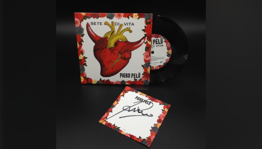 "Sete di vita/Gigante" Vinyl with Card Signed by Piero Pelù