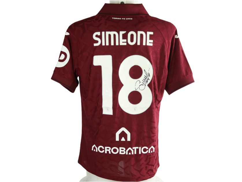 Simeone's Torino Signed Official Shirt, 2025/26