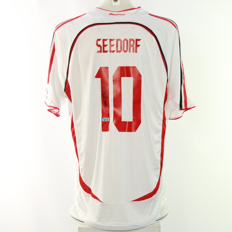 Clarence Seedorf's AC Milan Signed Replica Shirt