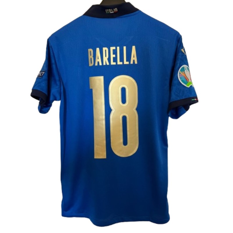 Maglia Gara Barella Italia vs Inghilterra, Finale EURO 2020