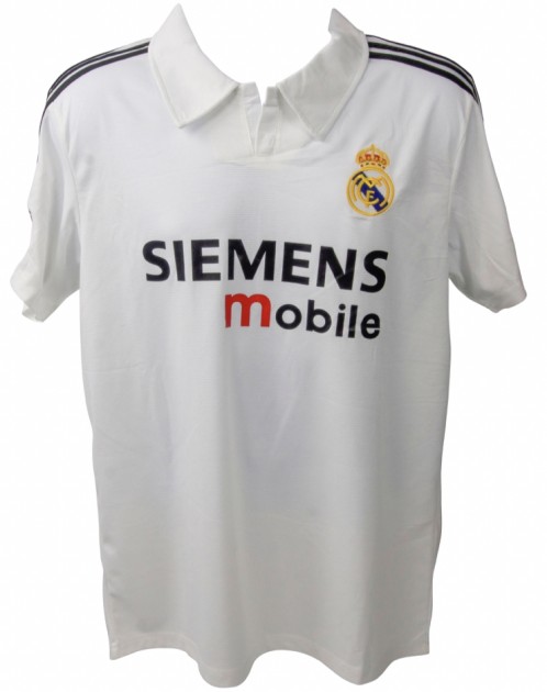 Luís Figo Signed Real Madrid Home Shirt