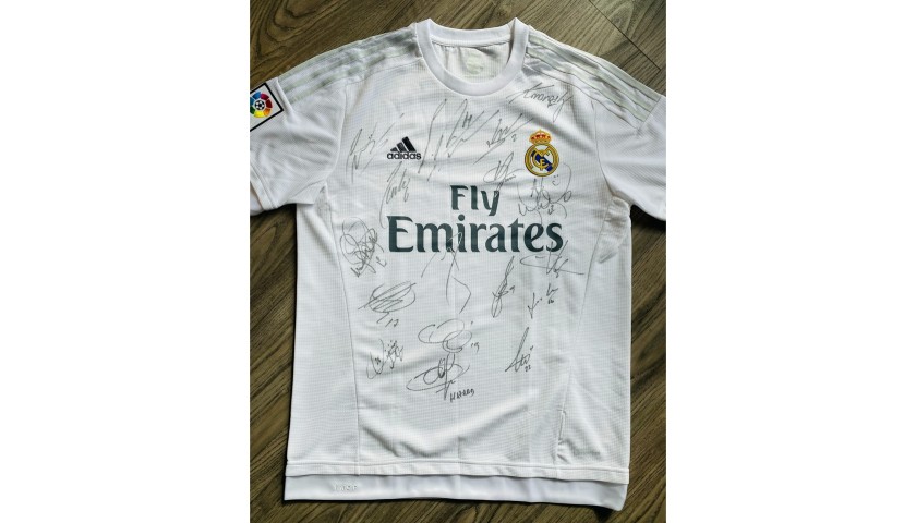 Real Madrid 2015/16 Signed Jersey 