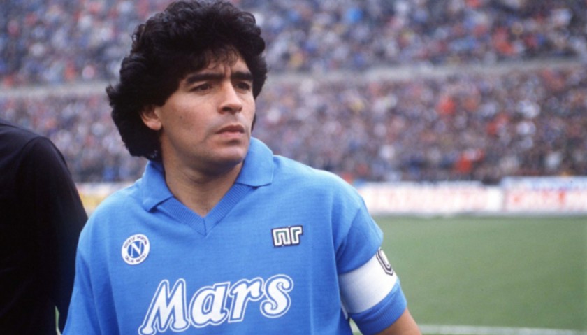 Maradona Official Napoli Signed Shirt, 1988/89 