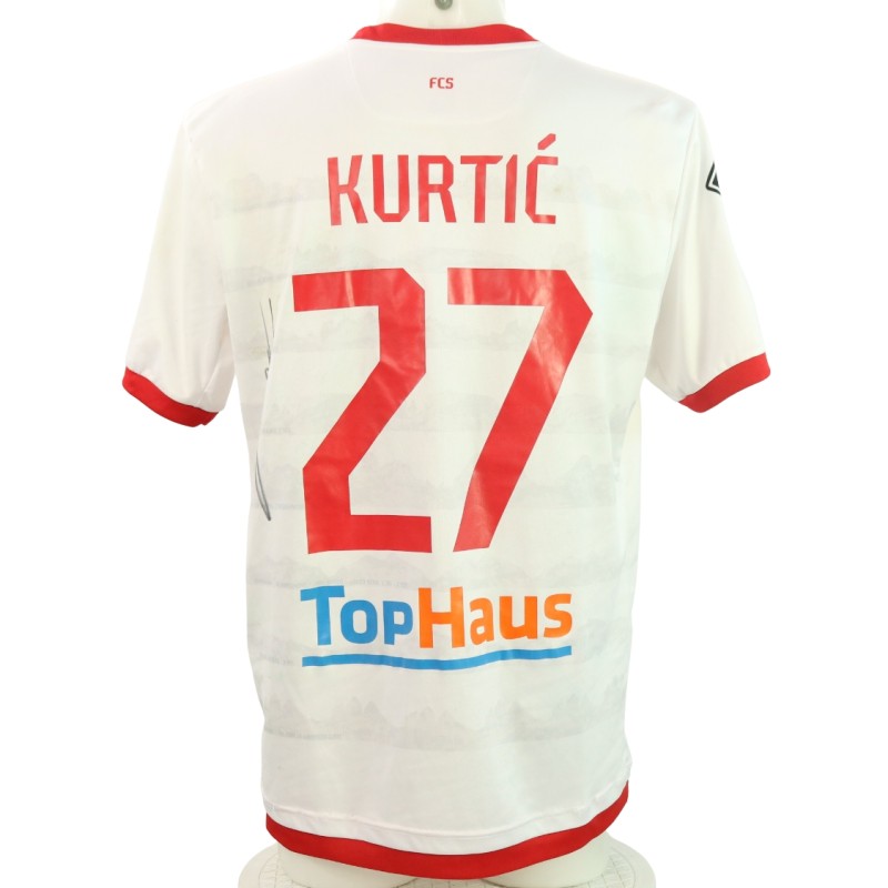 Kurtic's Signed Unwashed Shirt, Sudtirol vs Frosinone 2024