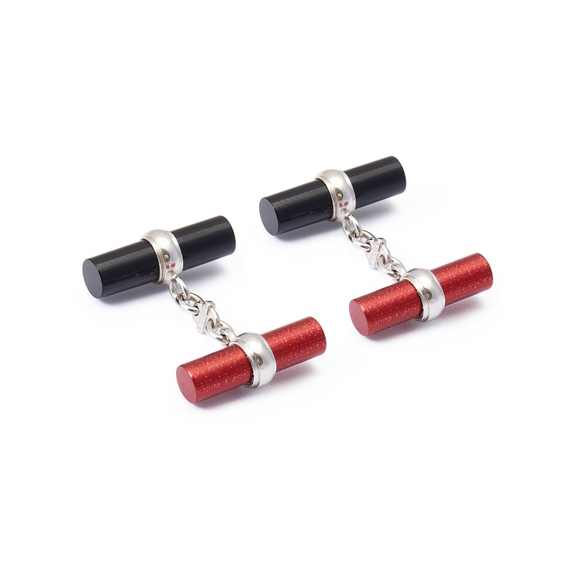 Villa cufflinks double bar Milan