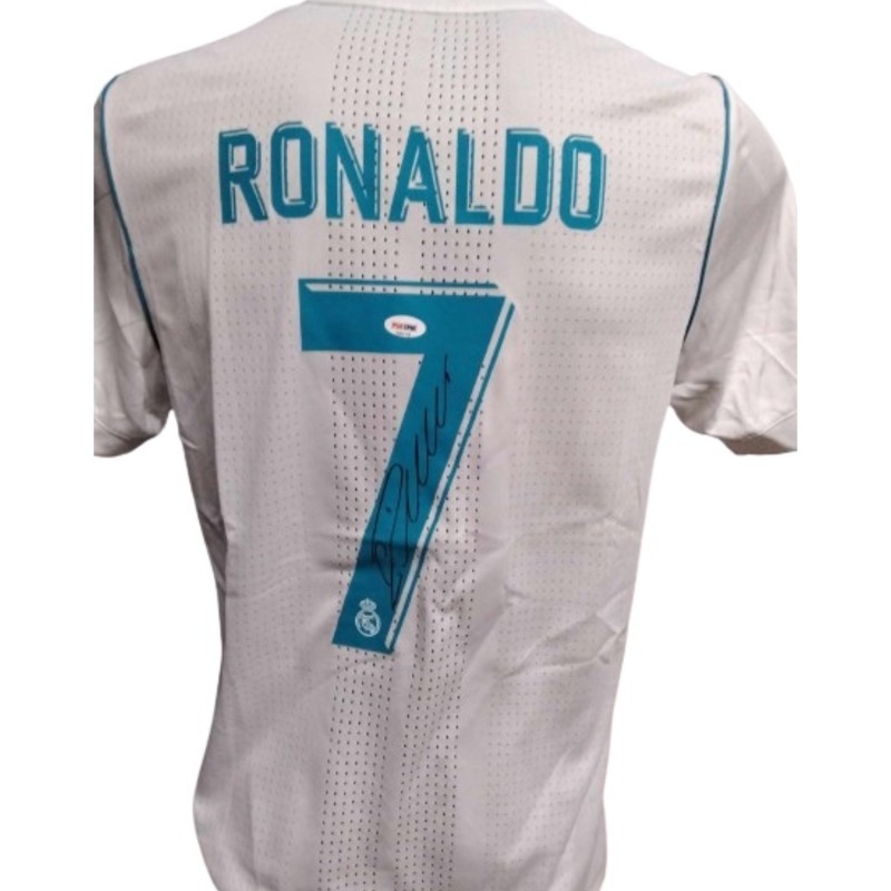 Cristiano Ronaldo Replica Real Madrid Signed Shirt, UCL Final Kyiv 2018