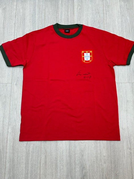 Maglia del Portogallo firmata da Eusebio