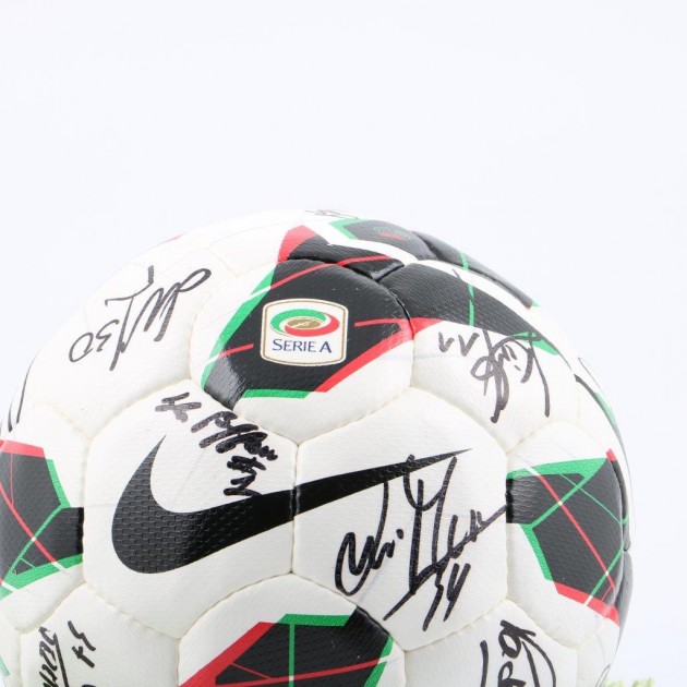 Official match ball Serie A Tim - signed by Juventus players
