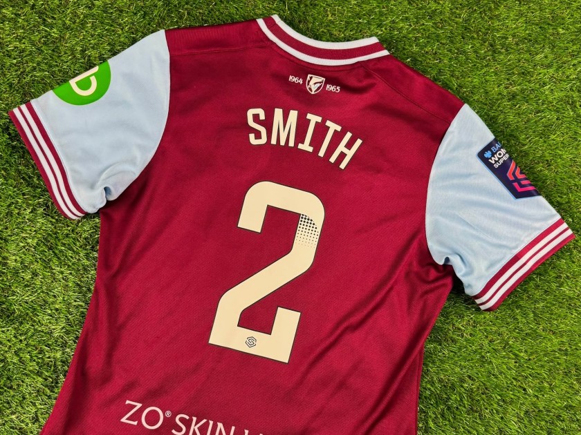 Kirsty Smith West Ham 2024–25 Official Player Worn Home Football Shirt