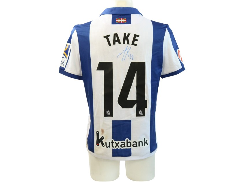 Take Kubo's Signed Unwashed Shirt, Real Sociedad vs Maiorca 2025