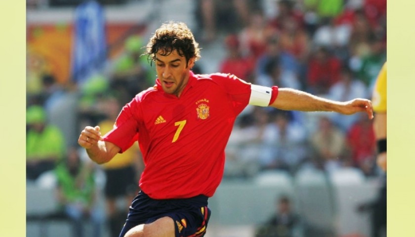 Raul Spain home  shirt 2006少しベタつきあり