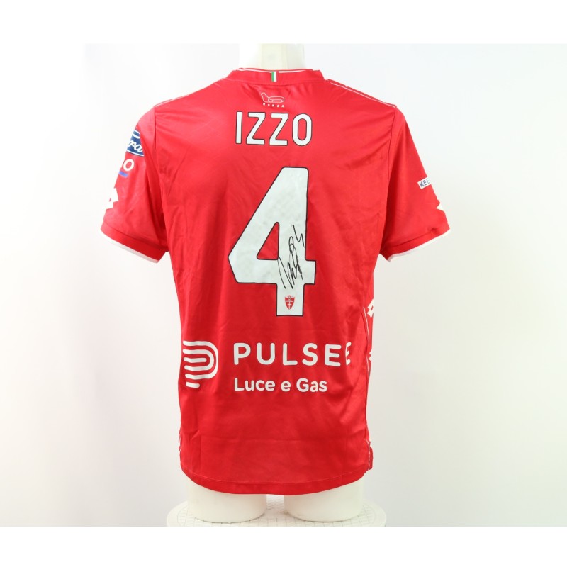 Izzo's Signed Unwashed Shirt, Monza vs Parma 2025