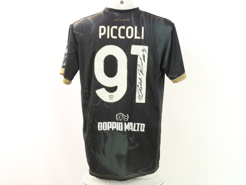 Maglia Piccoli Monza vs Cagliari Unwashed, 2025 - Autografata