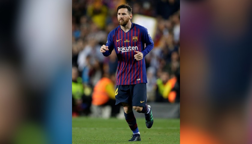 Messi's Barcelona Match Shirt, Iniesta Last Match 2018
