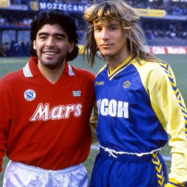 Maglia gara Maradona Napoli, 1987/88 - Autografata