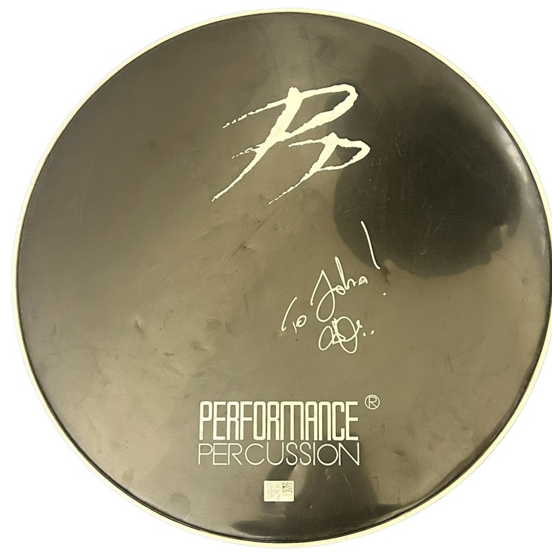 Robert Plant Signed Bass Drumskin