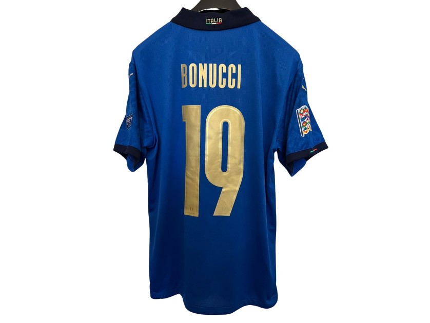 Bonucci's Match-Issued Shirt, Poland vs Italy 2020