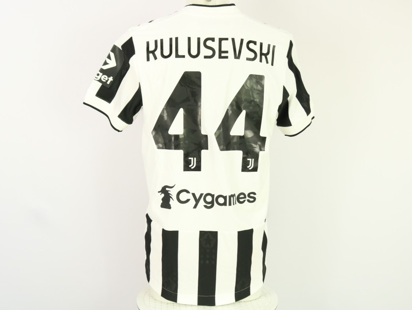 Kulusevski's Juventus Match Shirt, 2021/22