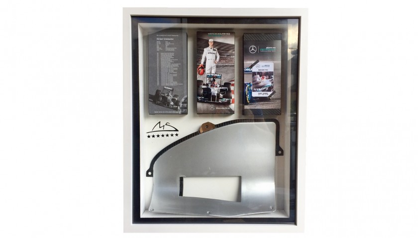 Radiator Inlet Piece from 2011 Mercedes W02 Driven by Michael Schumacher and Nico Rosberg