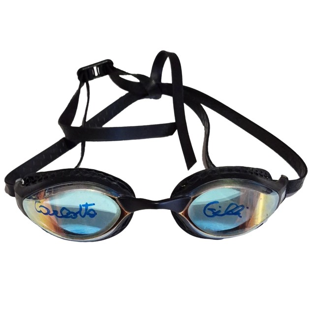 Paris 2024 - Goggles Worn and Signed by Carlotta Gilli