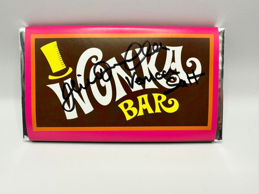 Julie Dawn Cole Signed Willy Wonka Bar
