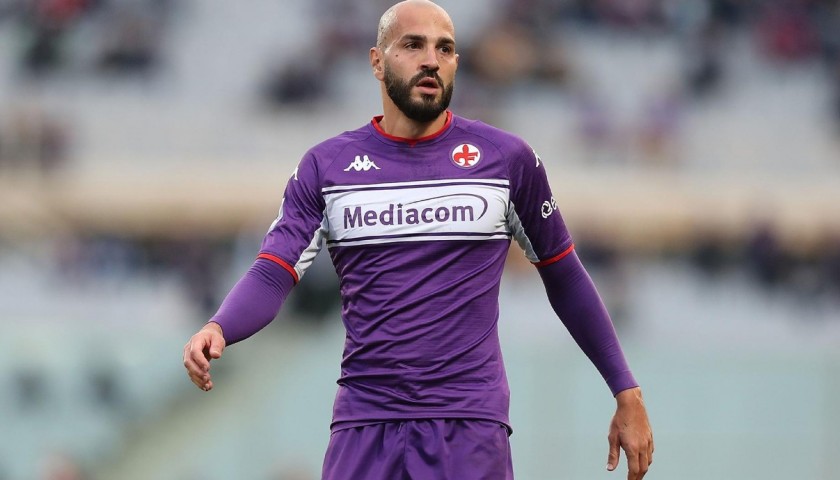 Saponara's Fiorentina Match Shirt, 2021/22 - Genuino Patch