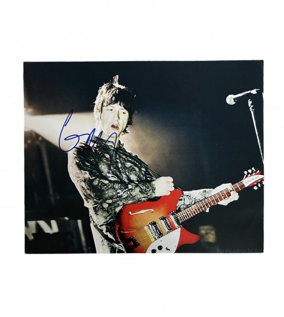 Gem Archer of Oasis Signed Photograph - CharityStars