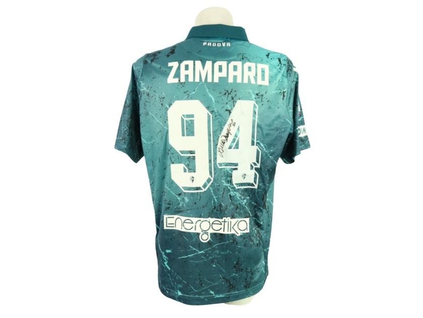 Maglia Zamparo unwashed Fiorenzuola vs Padova 2024 - Autografata