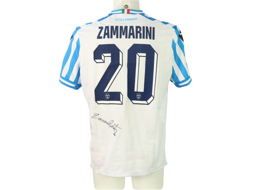 Zammarini's Signed Unwashed Shirt, Sestri Levante vs SPAL 2024 