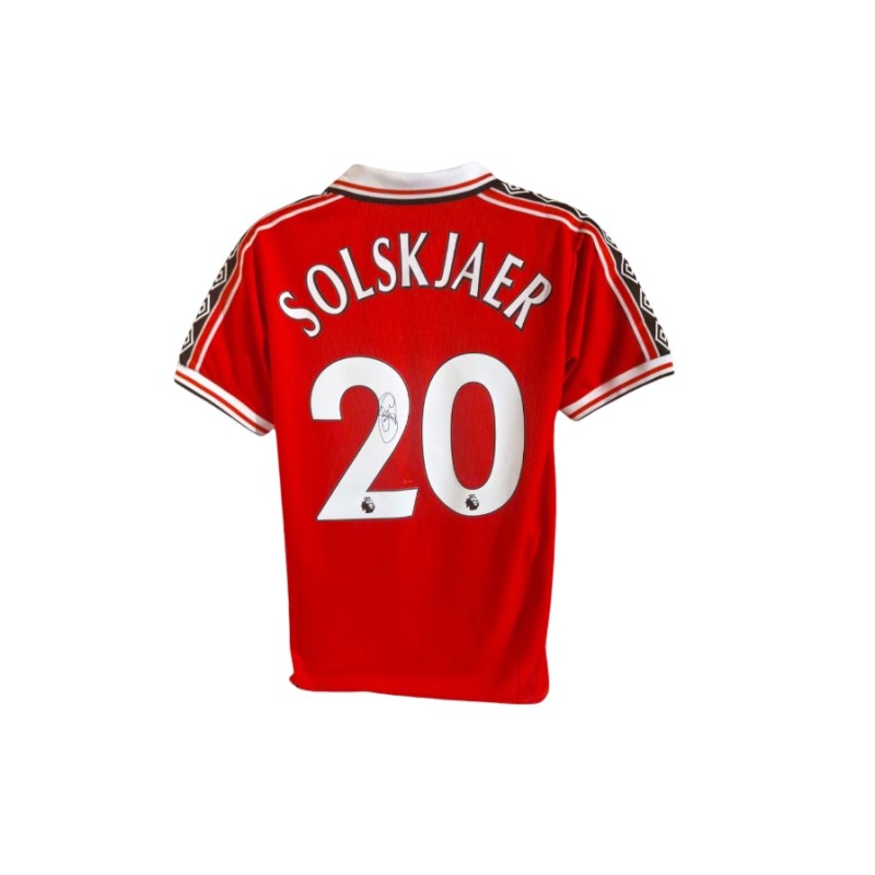 Ole Gunnar Solskjær's Manchester United 1999 Signed Replica Shirt