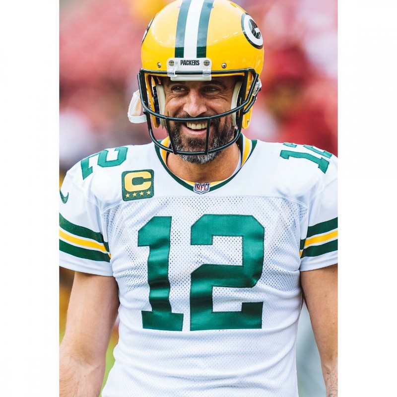 Aaron Rodgers Signed NFL Green Bay Packers Helmet - CharityStars