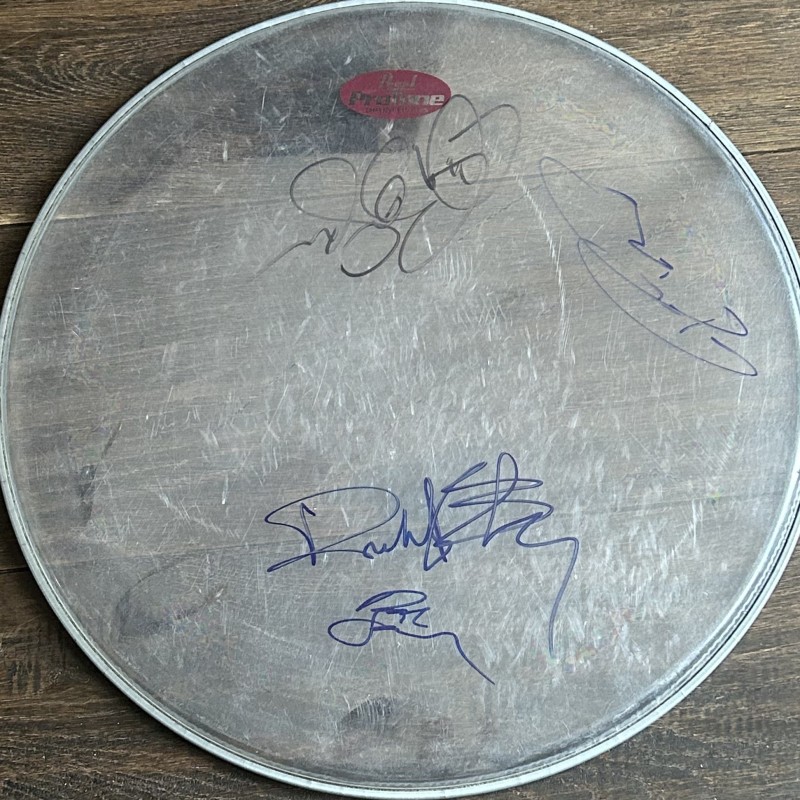Bon Jovi Signed Drumskin